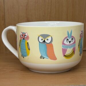 Ciroa Fine Porcelain Oversized Owl Mug